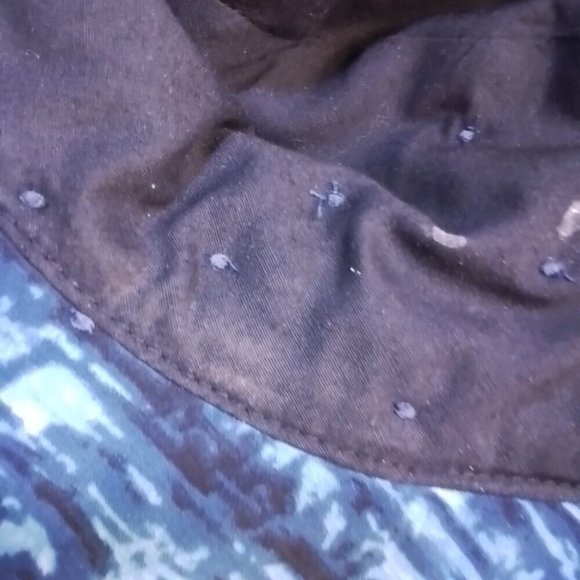 Blues Roses One Of A Kind Silk Washable Hat Large Rim That Stays Up K - Picture 9 of 16